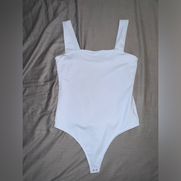 Abercrombie & Fitch Tops - Abercrombie Double-Layered Seamless Fabric Squareneck Bodysuit light blue large